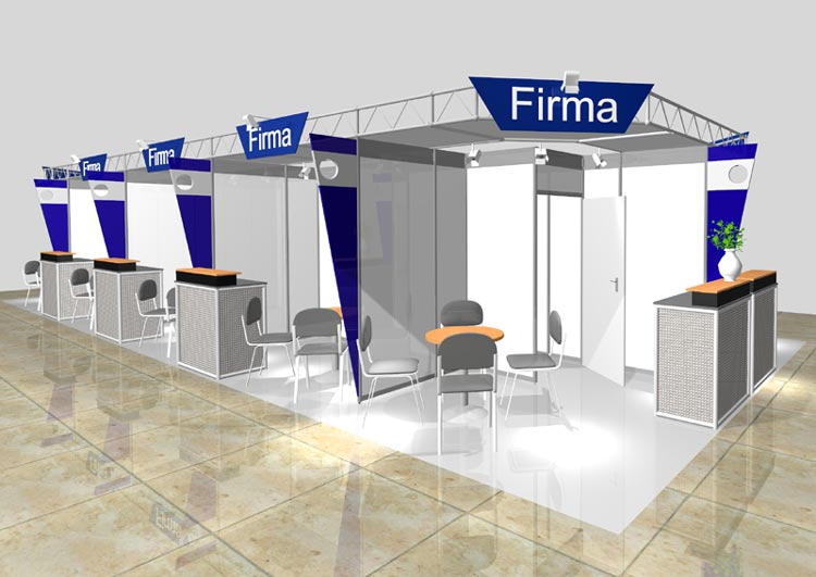 Exhibition booth - System booths - System booth example 1